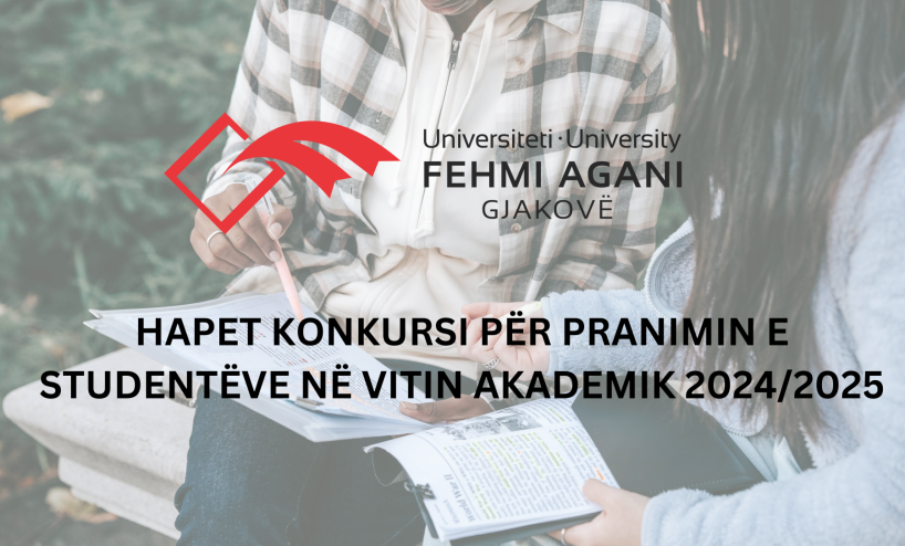 UFAGJ hap konkurs për pranimin e studentëve të rinj të nivelit Baçelor në Fakultetin e Shkencave Sociale